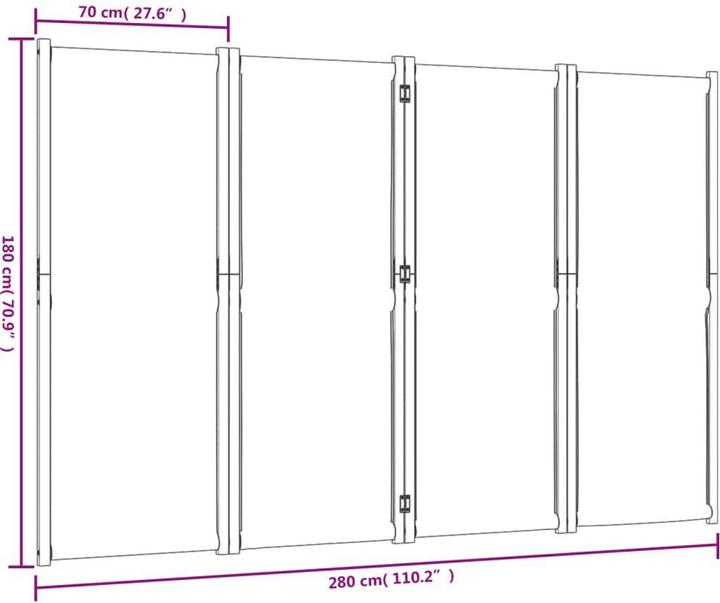 Image du produit vidaXL Raumteiler