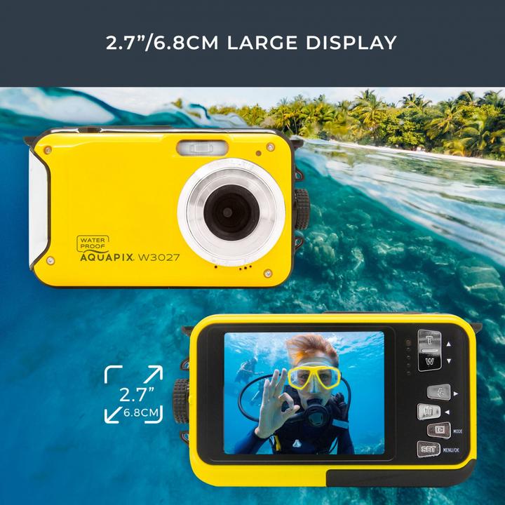 Actual product image Easypix Aquapix W3027 WAVE yellow (5 Mpx)