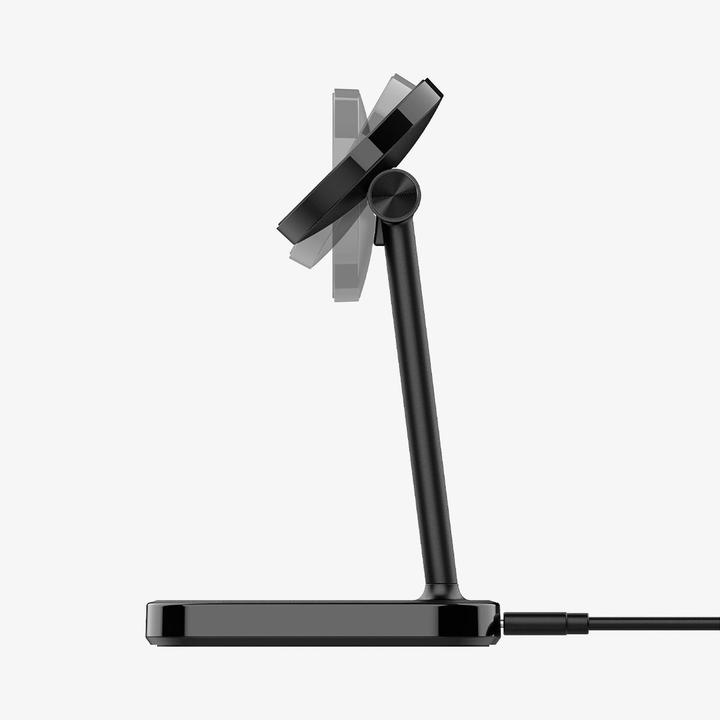 Image du produit Spigen ArcField MagSafe Wireless Charger 2-in-1 Qi2 15W black (15 W)