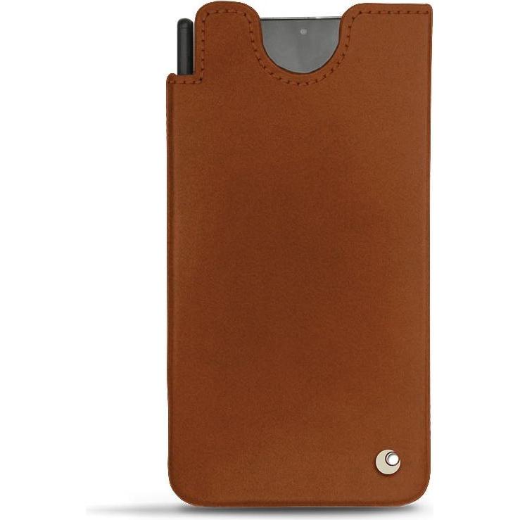 Noreve Lederschutzhülle (Samsung Galaxy S21 Ultra), Smartphone Hülle, Braun