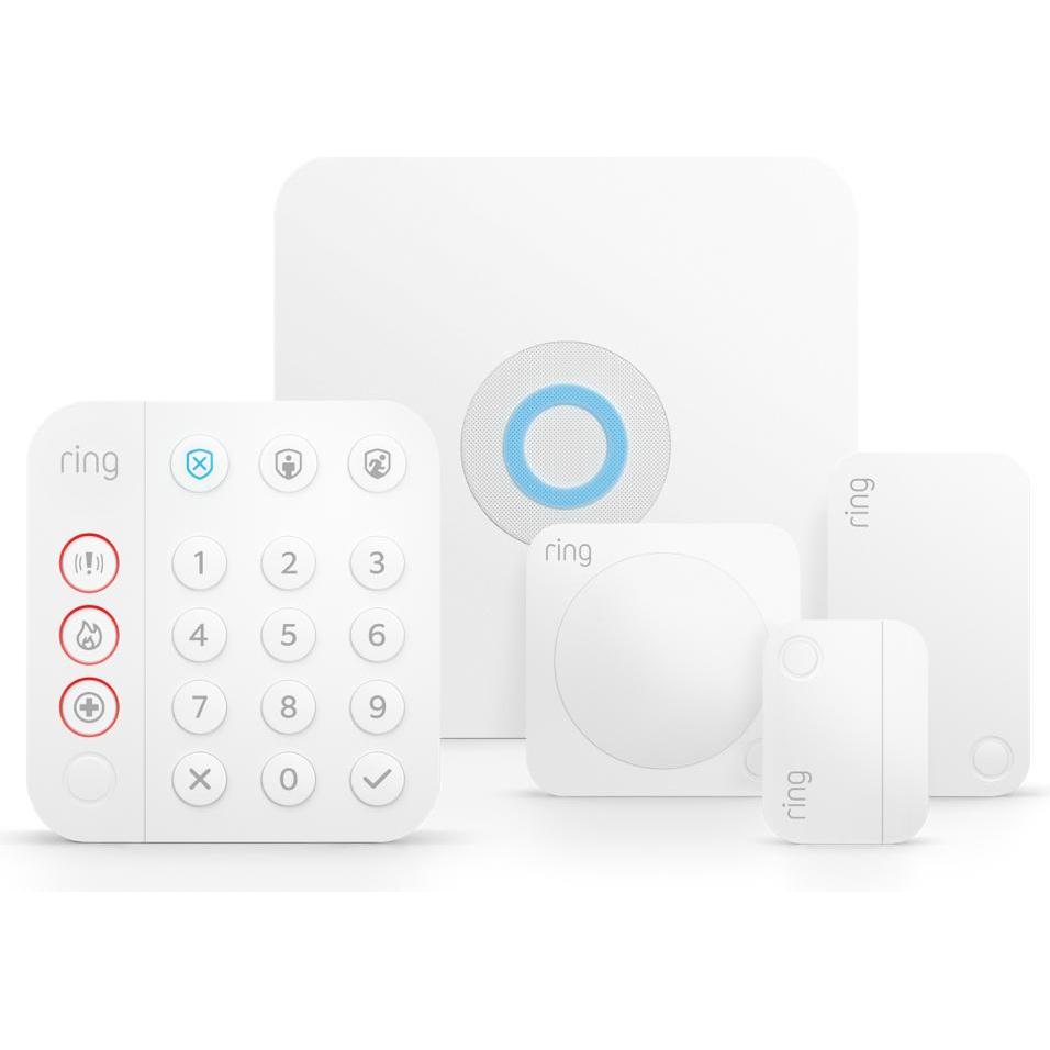 Ring, Protezione antifurto + sistema di allarme, Kit di sicurezza Alarm (2a gen.)