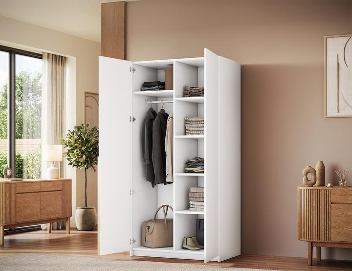 Produktbild ADRK Furniture Bregma II Hinged Wardrobe (100 x 58 x 204 cm)