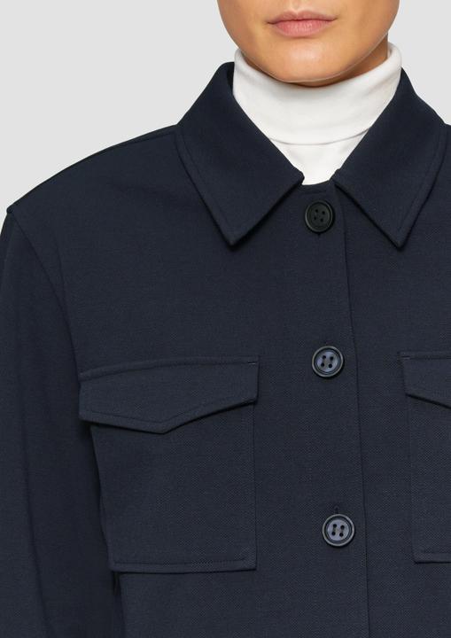 Produktbild S.Oliver Indoor-Jacke Jacke im Relaxed Fit aus Struktur-Jersey (48)