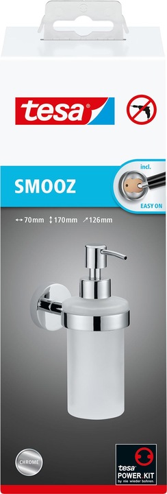 Produktbild tesa SMOOZ Seifenspender inkl. Klebelösung ohne Bohren