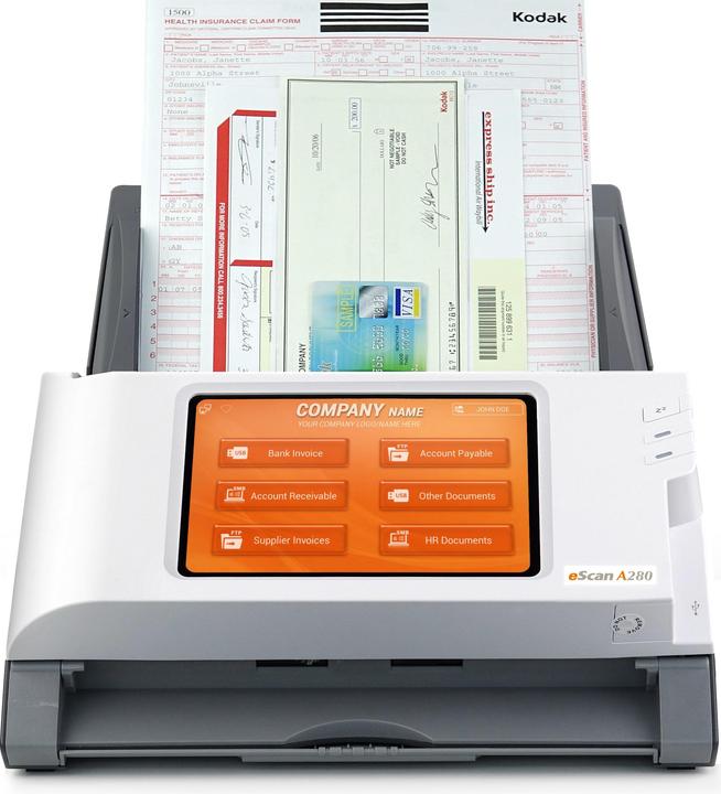 Produktbild Plustek eScan A 280 Enterprise (Ethernet, USB)