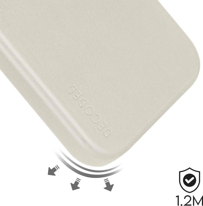 Productafbeelding Decoded Leren achterkant voor iPhone 15 Plus Klei (Apple iPhone 15 Plus)