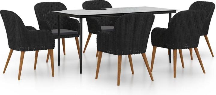 Produktbild vidaXL Garten Essgruppe (160 x 80 x 74 cm)