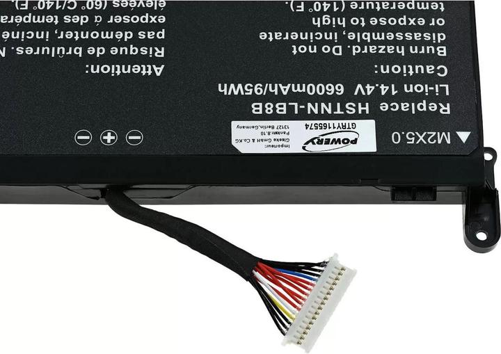 Produktbild AccuCell Akku HP Omen 17-an013TX, 17-an014TX, Typ TPN-Q195 (16Pin-Stecker) (5700 mAh)