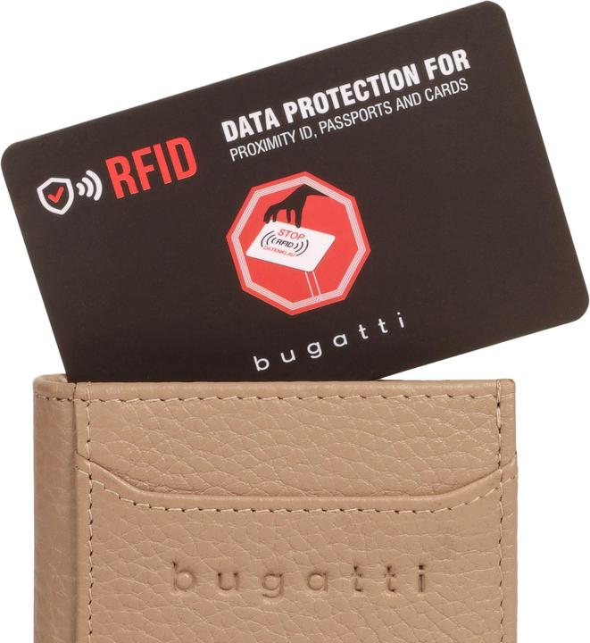 Produktbild Bugatti Secure Slim - RFID Kreditkartenhalter mit Wiener Münzfach