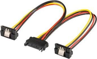Image du produit PremiumCord Power Splitter for HDD SATA - 2x SATA bent 90 (20 cm, SATA)
