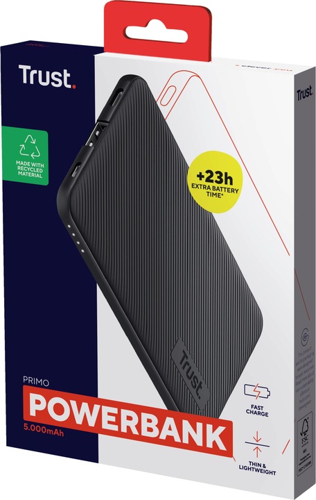 Actual product image Trust Primo ECO (5000 mAh, 15 W, 18.50 Wh)