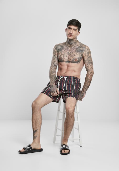 Image du produit Urban Classics Stripe Swim Shorts (S)