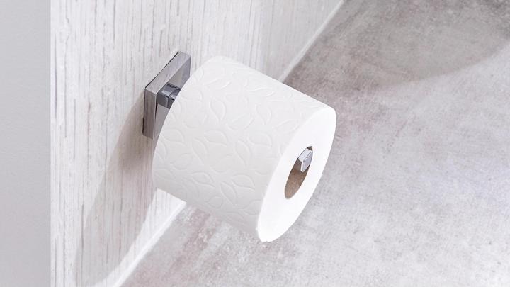 Actual product image tesa DELUXXE WC replacement roll holder incl. adhesive solution without drilling