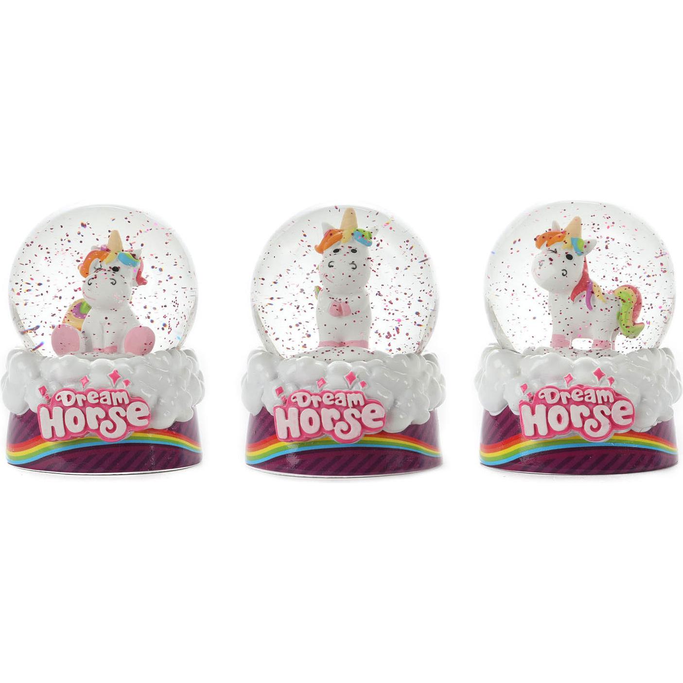 Toi-Toys, Weihnachtsdeko, Dream Horse Schneekugel Einhorn