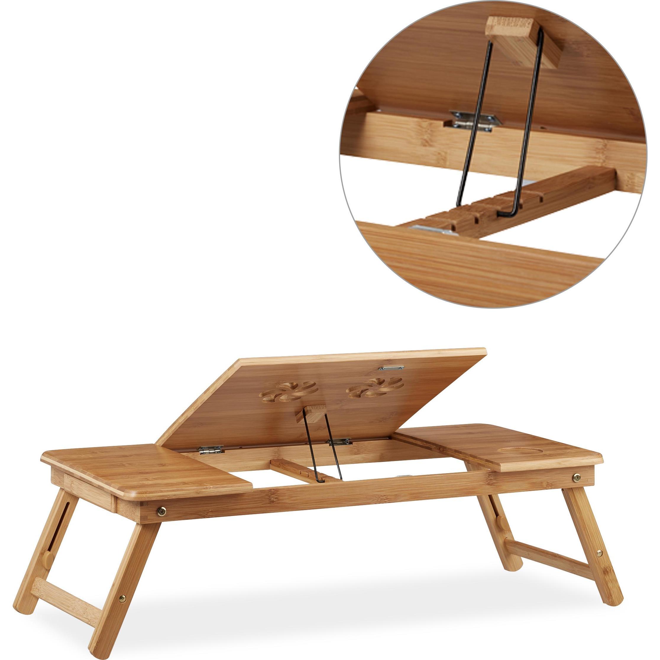 Thumbnail - Relaxdays Laptoptisch, Notebook Ständer, Braun