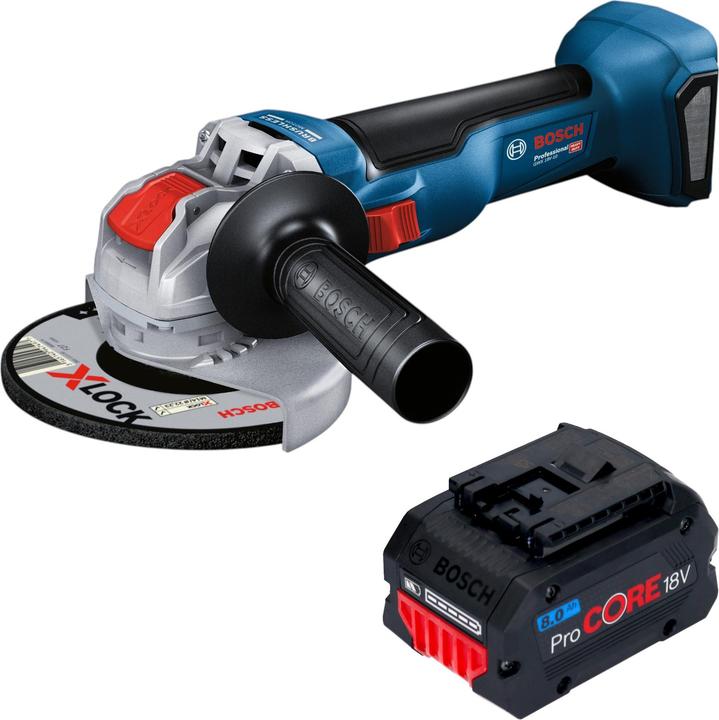 Produktbild Bosch Professional Bosch GWX 18V-10 Akku Winkelschleifer 18 V 125 mm Brushless + 1x ProCORE Akku 8,0 Ah - ohne (125 mm)