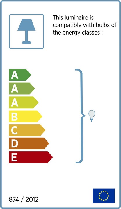Label énergétique Opviq Chaim (E27)