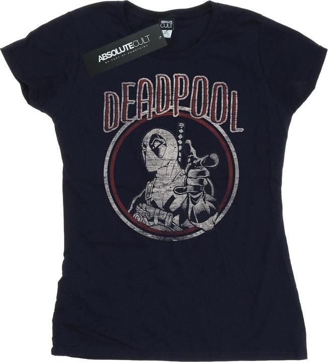 Produktbild Deadpool Vintage Circle TShirt (XXL)