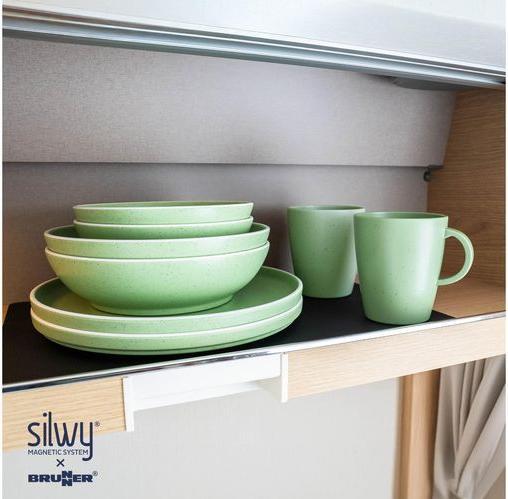 Produktbild Silwy Magnet-Kunststoff-Geschirrset Dolomit Green, Produkttyp