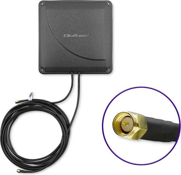 Actual product image Qoltec 4G LTE DUAL MIMO booster (4G)