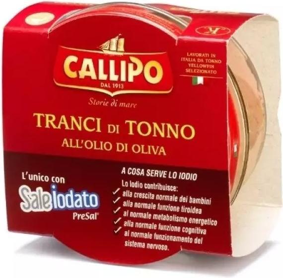 Image du produit Callipo Tonno Olio Oliva vaso vetro (conf. singola) (160 g)