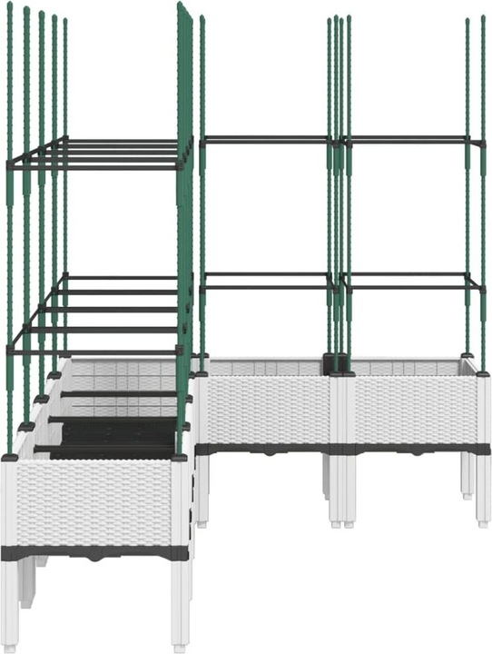 Actual product image VidaXL Planter with trellis PP