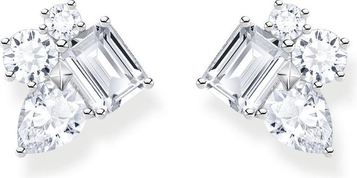 Immagine prodotto Thomas Sabo Orecchini con quattro pietre bianche in argento (Argento 925)
