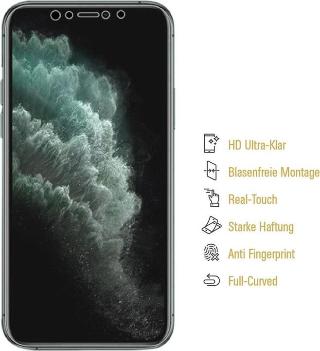 Produktbild Protectorking 3x Premium Displayschutzfolie 3D KLAR (1 Stk., Apple iPhone XS Max)