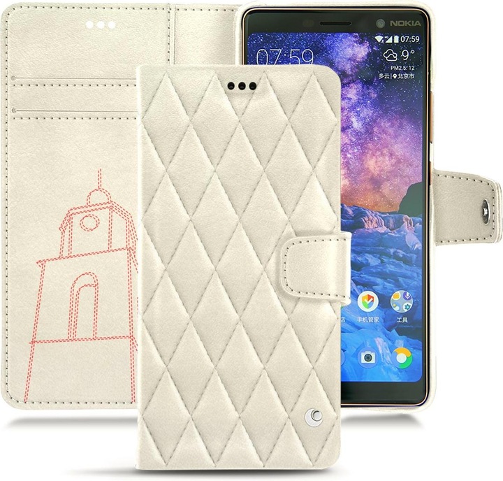 Produktbild Noreve Lederschutzhülle Wallet (Apple iPhone 7 Plus)