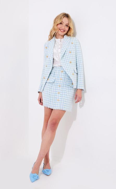 Produktbild Joe Browns Checked Button Detail Mini Skirt (42)