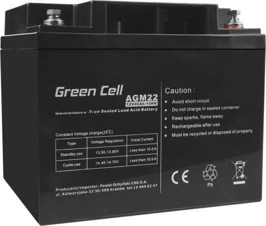 Image du produit GreenCell AGM22 (12 V, 40 Ah)