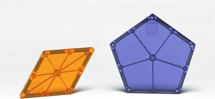 Actual product image Magna-Tiles Polygon extension set (8 pieces)