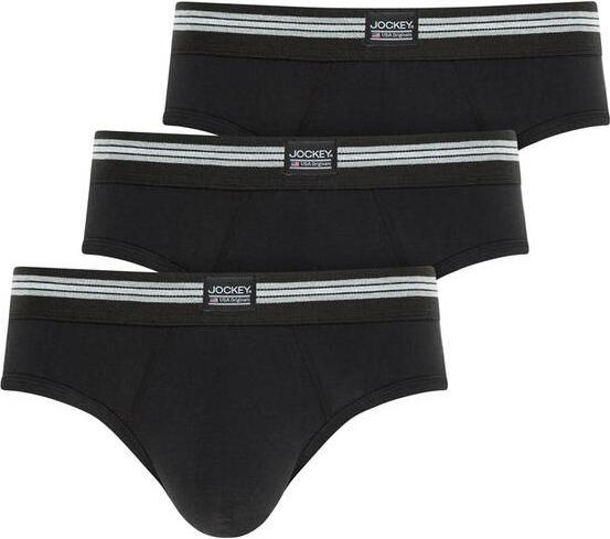 Jockey 3erPack Cotton Stretch Brief (3XL, 3er Pack)