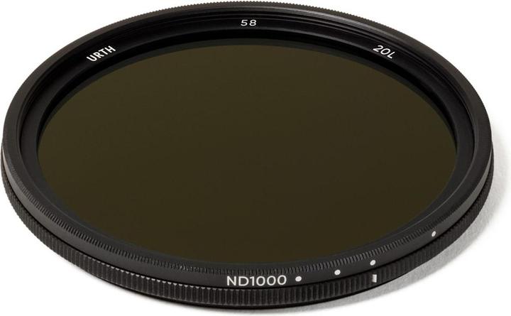 Produktbild Urth 58mm ND64 1000 (6 10 Stop) Variable ND Lens Filter (Plus+) (58 mm, ND- / Graufilter, 58 mm)
