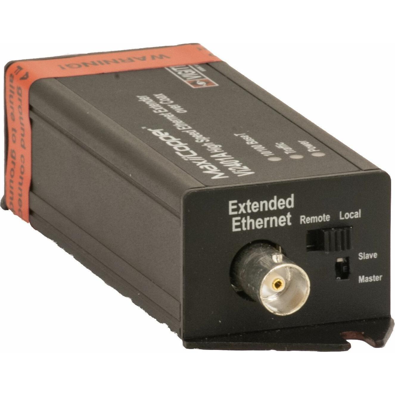 Barox Extender 1xIP und PoE+ über COAX-Kabel (1 Ports), Netzwerk Switch, Schwarz