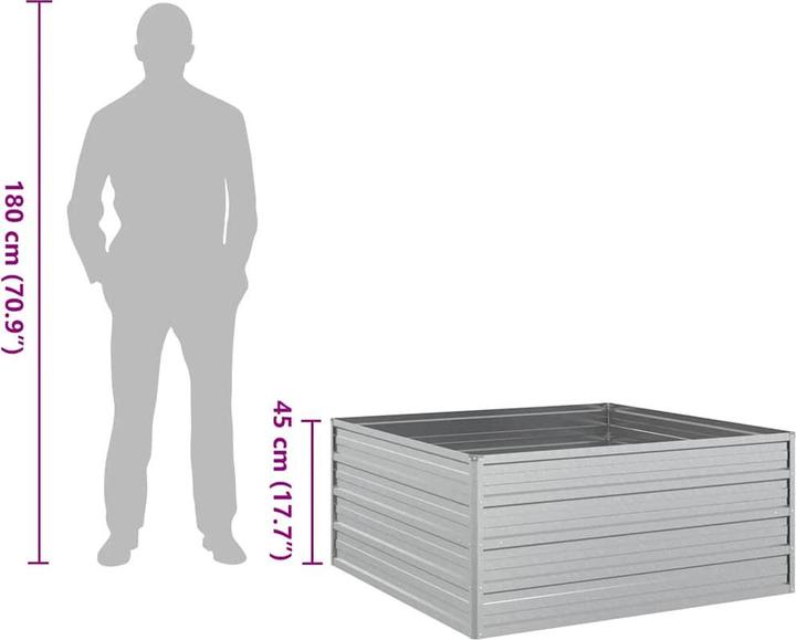 Actual product image vidaXL Garten-Hochbeet