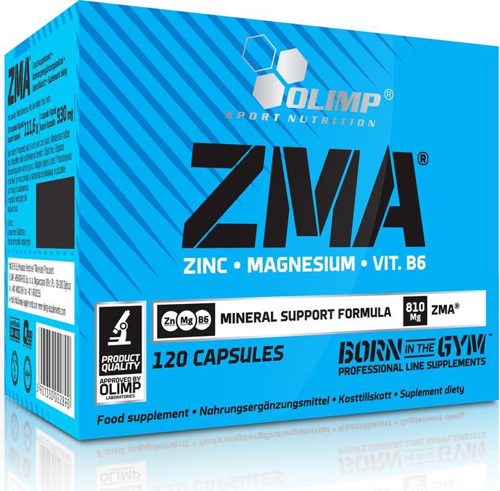 Actual product image Olimp Sport Nutrition ZMA (T-Activation) 120 Caps (1 Piece, Capsules, 111.60 g)