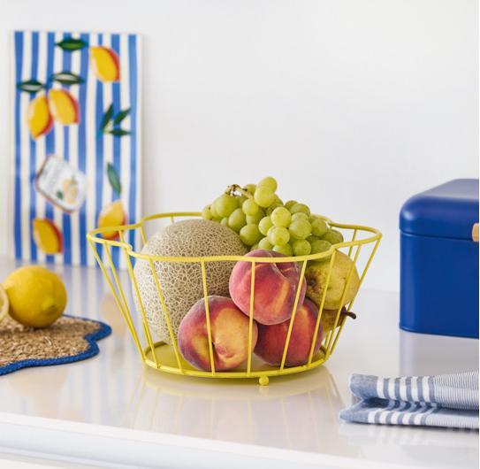 Actual product image Zeller Present Fruchtschale Metall 30x27x14 cm