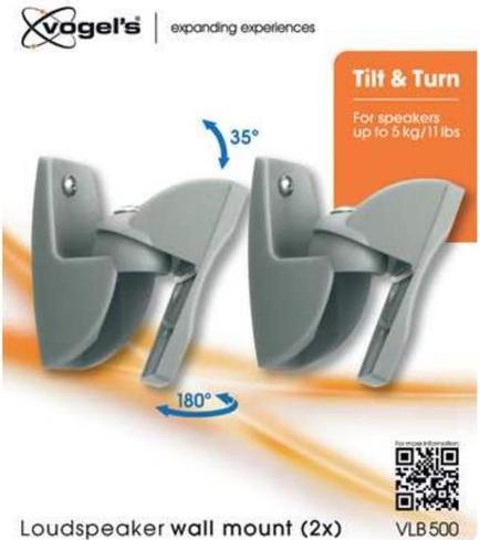 Actual product image Vogels Vlb 500 (1 pair, Wall installation, Pivoting, Tiltable)