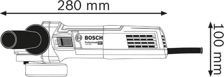 Actual product image Bosch Professional Combo kit: 2-piece angle grinder set: GWS 22-230 J + GWS 880 (230 mm)