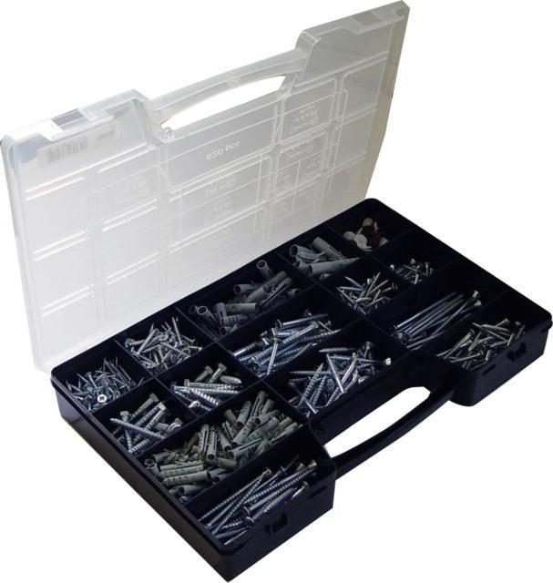 Actual product image BestaPac Screws and dowel cases 620 pieces (620 Screws per piece)