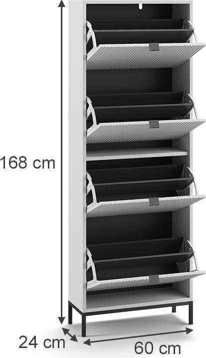 Produktbild Vicco Eliza mit 4 Klappschubladen