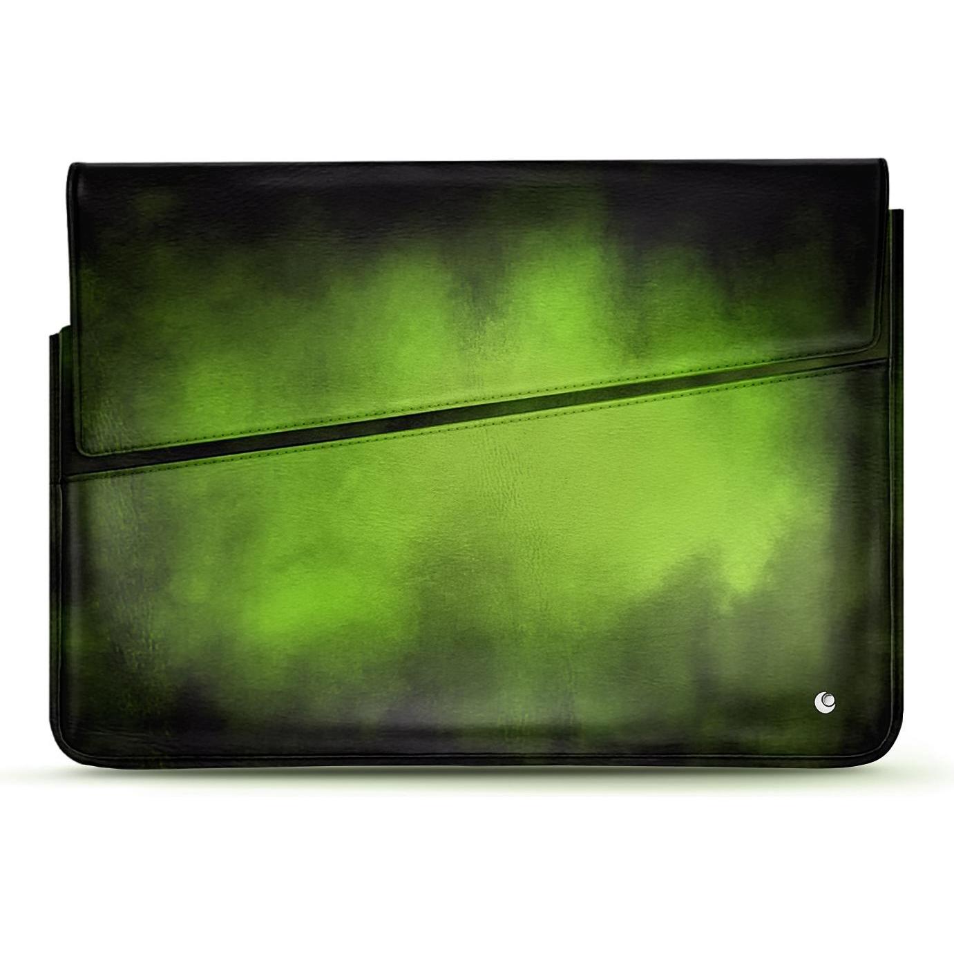Noreve Lederhülle (17"), Notebooktasche, Grün