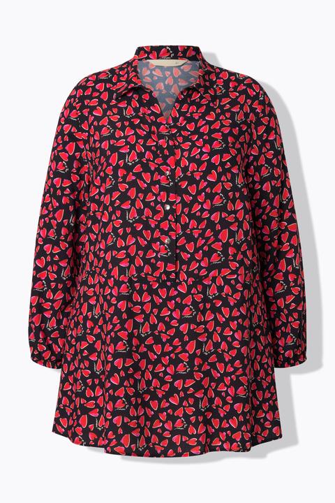 Immagine prodotto Miamoda Bluse, A-Linie, Herz-Muster (46)