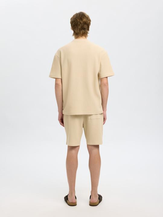 Produktbild Selected Relaxed Fit Waffelmuster T-Shirt (L)