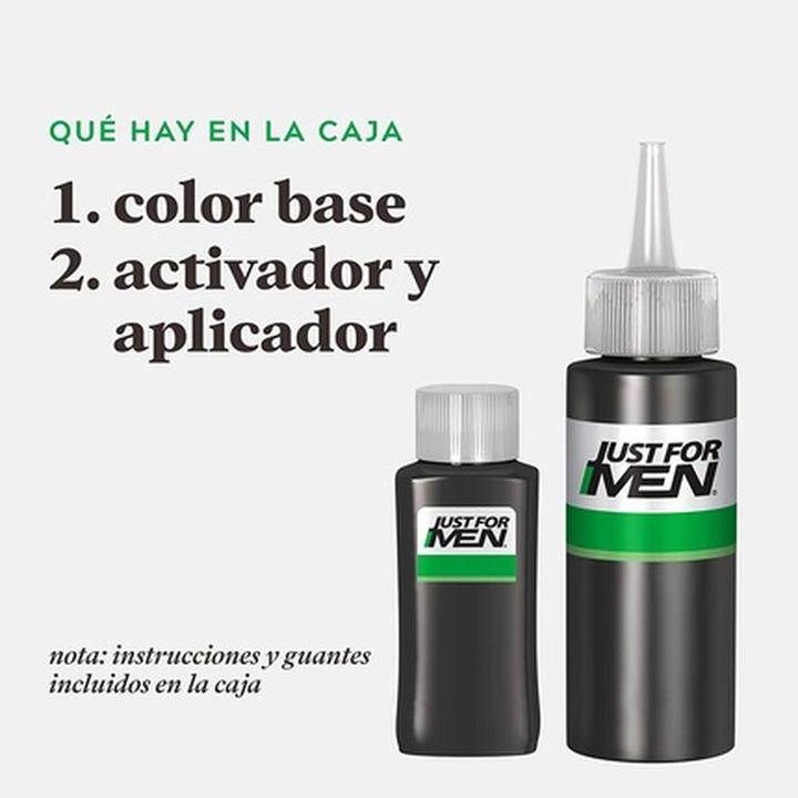 Immagine prodotto Just For Men Shampoo in Colore per Capelli Castano Scuro Nero 66ml (Marrone)