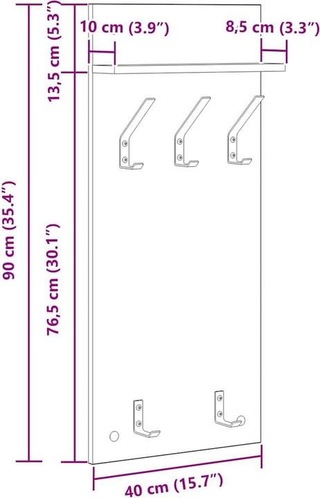 Immagine prodotto vidaXL Wand Organisator
