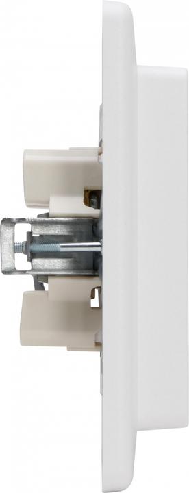 Actual product image Kopp EUROPA - Protective contact socket outlet, 2-fold, complete unit, colour: arctic white