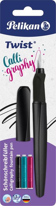 Actual product image Pelikan Twist fountain pen Calligraphy Re-Linkshä. Nib (Assorted colours, 1 x)