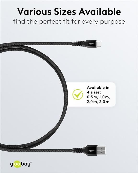 Produktbild Goobay 74526 (1 m, USB 2.0, 60 W)